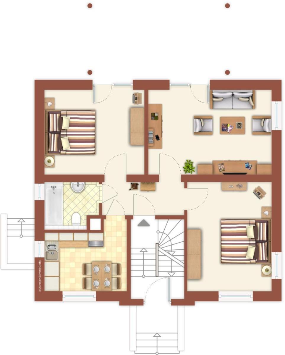 Appartamento Bootshaus/ Holzdeck Rostock Esterno foto